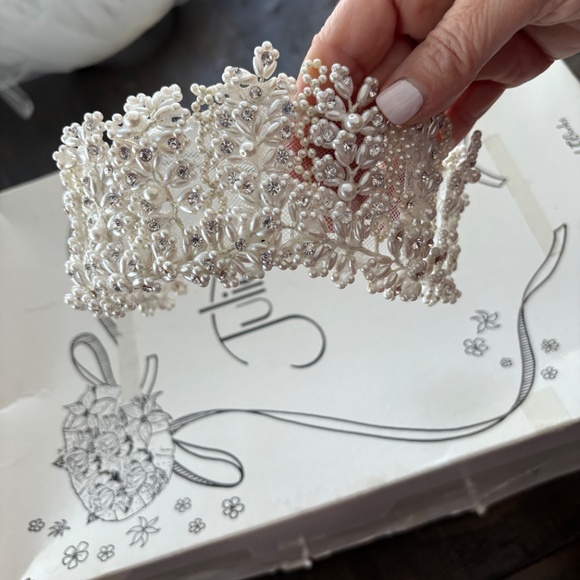 Vintage Bridal Wedding Tiara Head Band main image 11